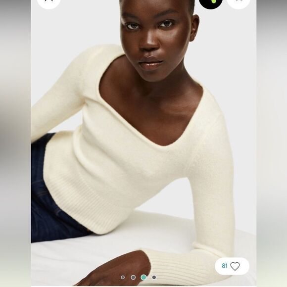 Mango Square neck sweater - Picture 4 of 7